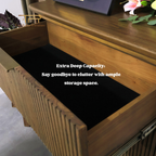 Solid Mindi Wood Tallboy with 4 Drawers | Kea