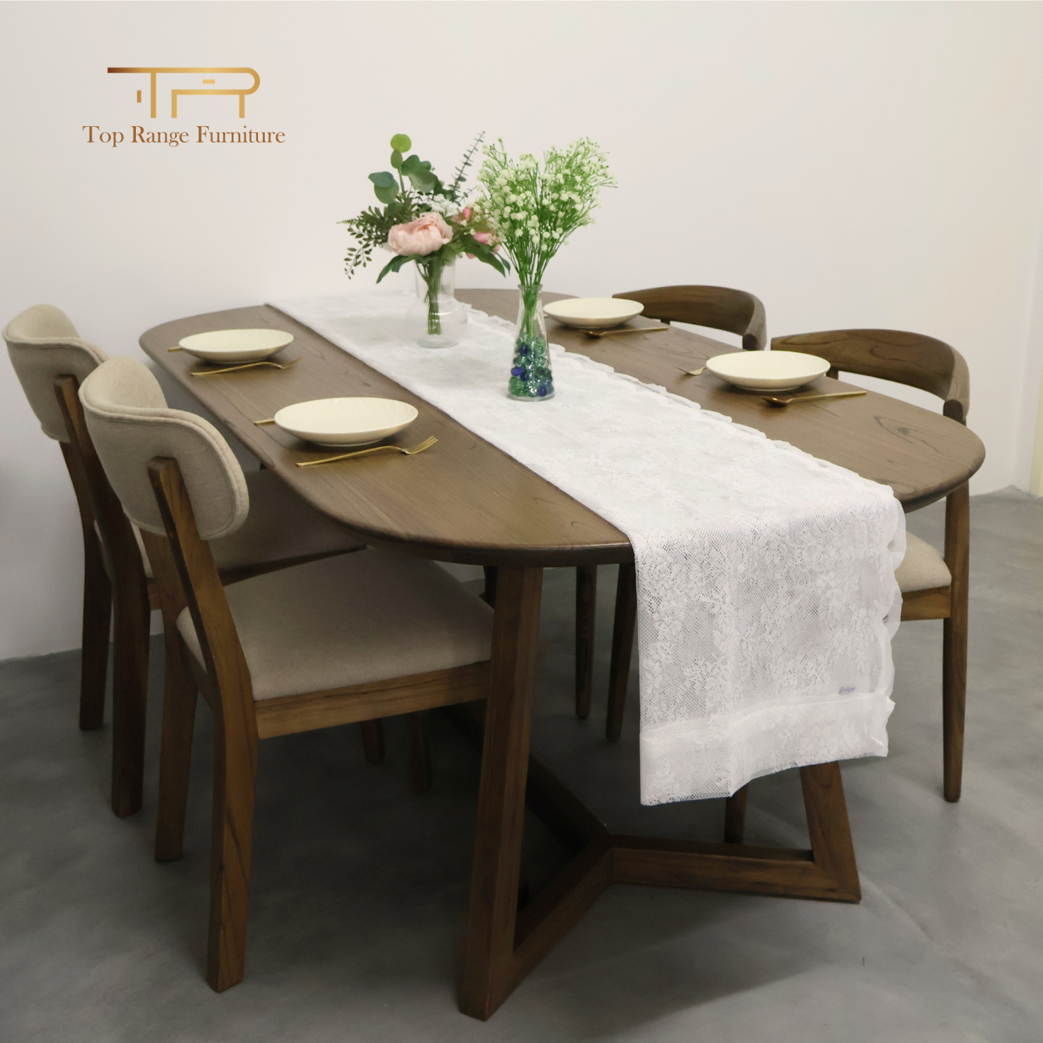 Solid Mindi Wood Long Dining Table 1500mm | Kea