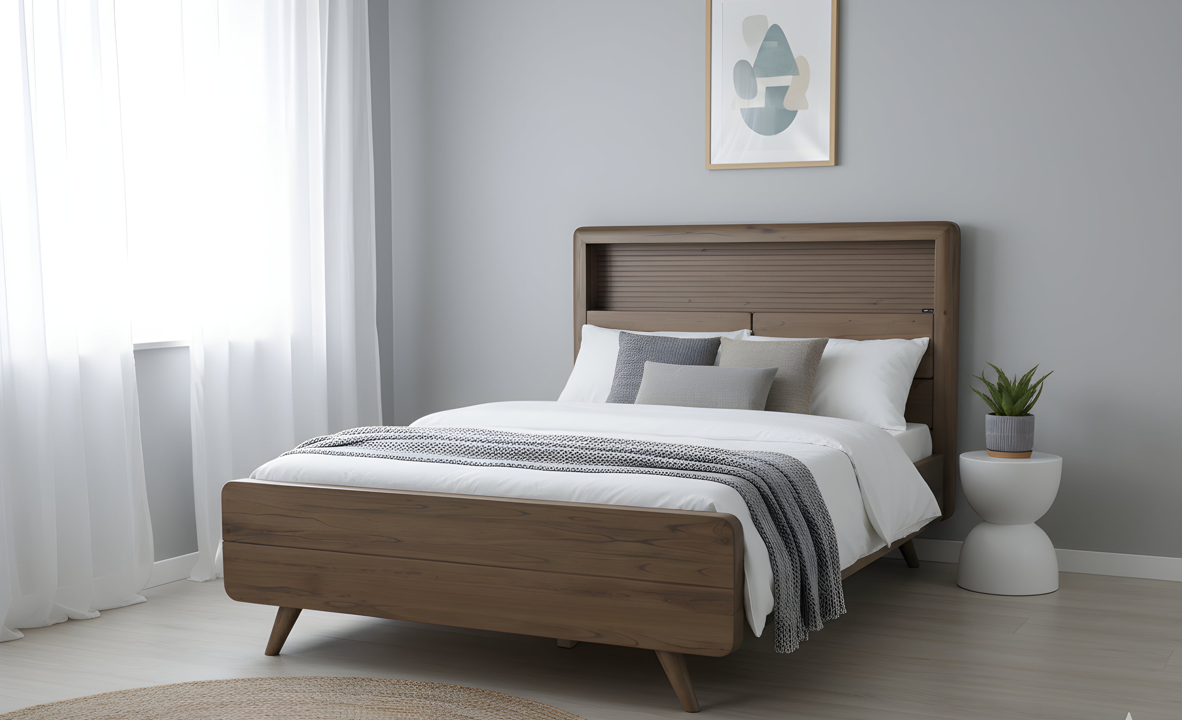 Maison | Queen Bed Frame with Built-in Storage