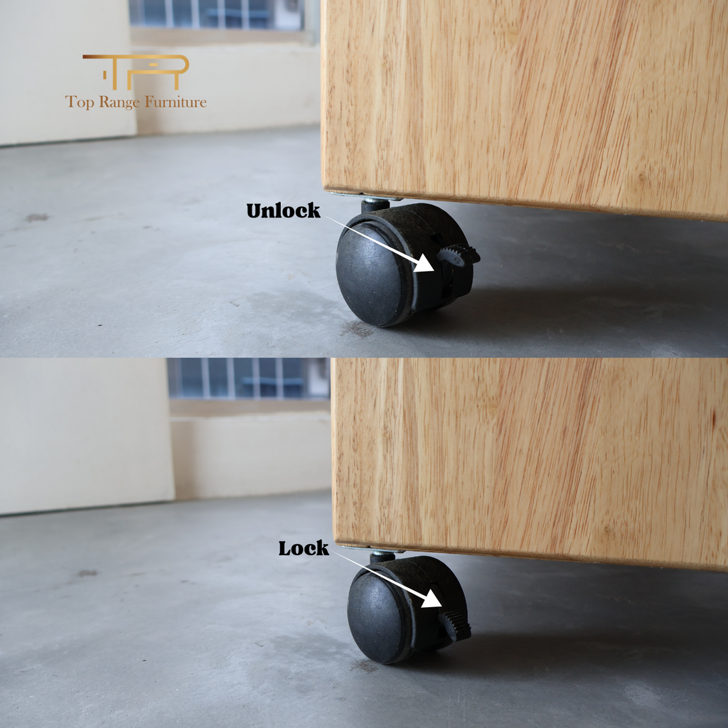 Solid Rubber Wood Foldable Table Dining Set with 4 Chairs - Space-Saving Dining Set