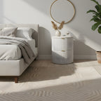 Kea | Bedside Table with Terrazzo Top with 2 Drawers